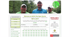 Desktop Screenshot of aagagolf.com